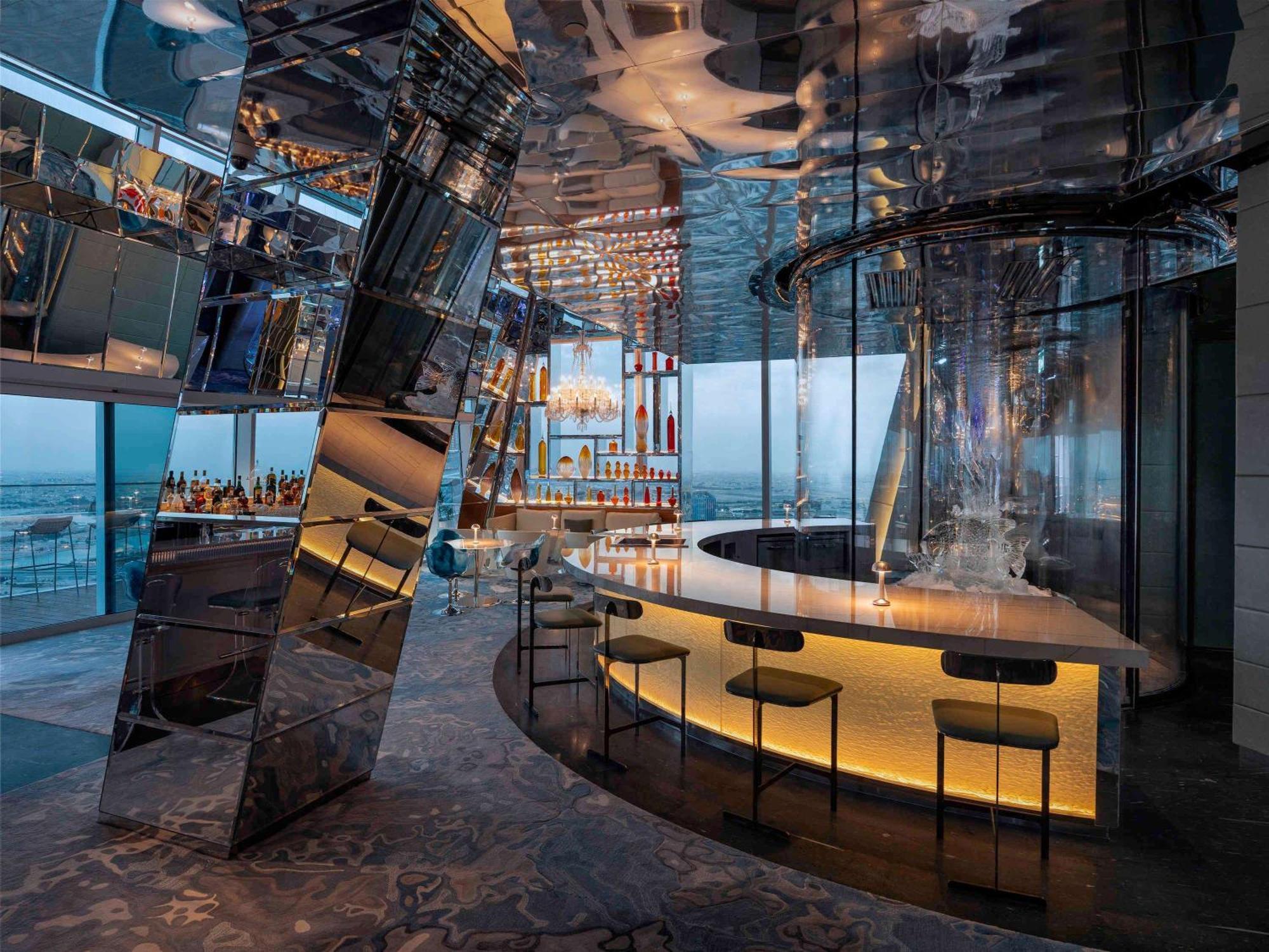 Lusail Fairmont Doha酒店 外观 照片 The bar at the 101 Sky Bar